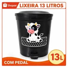 Lixeira com Pedal 13 Litros – Praticidade e Higiene para sua Casa