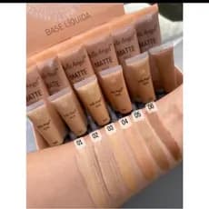 Belle Angel Base Liquida Matte cobertura perfeita cor 02 cor 05