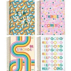 Caderno Universitário 10 Matérias 160 Folhas Capa Dura Espiral Wish Jandaia
