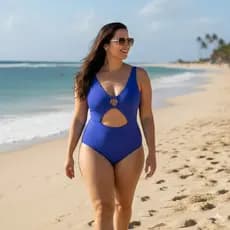 Maiô Feminino Com Bojo Fio Duplo GG