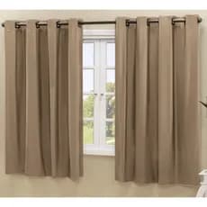 Cortina Blackout Blecaute Veda Luz PVC corta 100 % a luz 2,20 m x 1,30 m Avelã Fio a Fio - M1