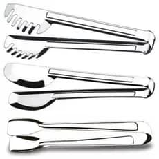 Kit Cozinha 3 Unidades Pegador Universal Massa e Gelo Aço Inox