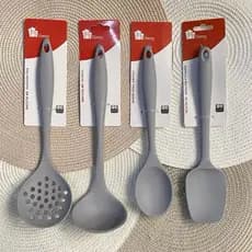 Jogo Utensílios de Silicone Para Cozinha Talheres de Silicone