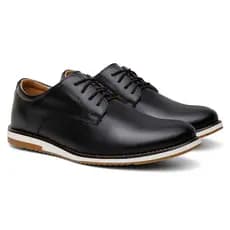 Sapato Social Oxford Masculino Couro Legitimo Casual Confortavel