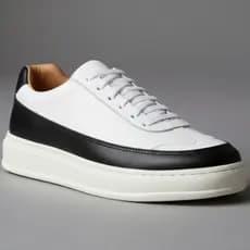 Tenis Sapatênis Masculino Em Couro Casual Confortavel Dia A Dia
