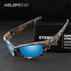 AIELBRO Óculos De Sol Masculino Para Dirigir , Ciclismo , Acampamento , Pesca UV400