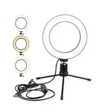 Ring Light Led Tripé 6 Polegada 16cm