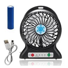 Mini Ventilador Usb Recarregavel com Bateria Leve Silencioso e Eficiente