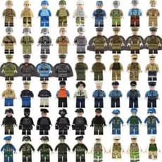 Mini Action Figure Montar Personagens Vai Sortidos Conforme Estoque 4cm