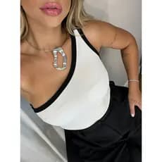 NOVO Body Mula Manca Canelado Casual moda bloguirinha