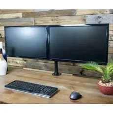 Suporte Bi-Articulado de Mesa para 2 Monitores de 13 a 27 Polegadas