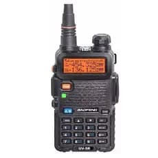 Rádio Comunicador HT Dual Band UHF VHF UV-5R com FM Fone de Ouvido PTT