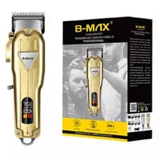 Maquina De Cortar Cabelo Sem Fio Turbo Profissional CO27 Dourada