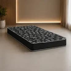 Colchão Solteiro 188x88 Estampado Preto– Conforto e Estilo para Seu Quarto