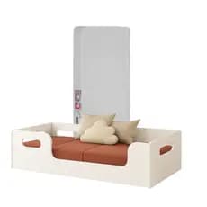 Cama Infantil com Colchão MDF com Grades – Segura para Quarto de Menino e Menina