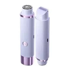 Barbeador elétrico para mulheres 2 em 1 Recarregável.