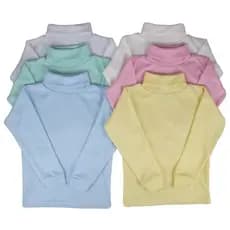 Camiseta Blusa Cacharrel Kit Com 3 Peças Infantil 1 Ao 8 Tecido Ribana