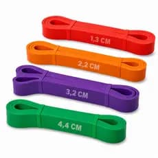 Kit Super Band 4 Intensidade Leve Médio Forte e Extra Forte