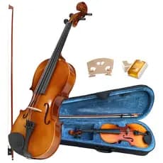 Violino Acústico 4/4 Arco Breu Cavalete Mdf Estojo Luxo