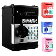 Mini Cofre Digital Abre Automático Eletrônico Nota Moeda Infantil