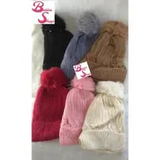Touca / Gorro de Lã - Adulto - Forrado - TAMANHO ÚNICO
