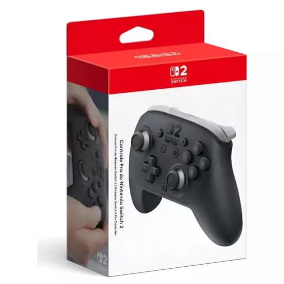 Controle Pro  Nintendo Switch 2 Preto Envio imediato
