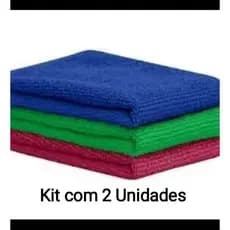 Pano de Chão Microfibra Kit 02 Unidades ( 73cm X 48cm) - Pano Mágico