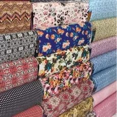 Tecido Malha Fria Liganete Estampada 02m por 1,50 de largura