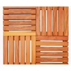 Deck Modular de madeira P/ apoio 50x50 madeira pinus treliça multiuso 1 unid