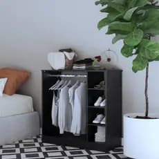 Balcão Arara Cabideiro Expositor de Roupa em Quartos Closets e Lojas