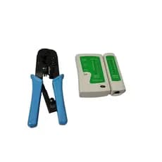 Kit Alicate de Crimpar Profissional 5684R + Testador de Cabo RJ45 e RJ11
