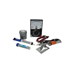 Kit Ferro De Solda 60w 220v + Multimetro Analogico + Pasta + Sugador + Estanho
