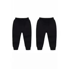 Kit 2 Calça Moletom Escola Infantil Peluciado Elastico Unissex Creche