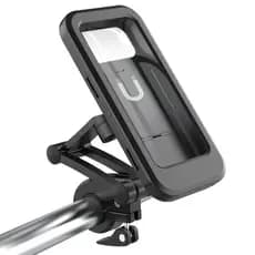 Suporte Celular Guidão Moto E Bike Á Prova Dágua Impermeável Articulado 360 Com Travas