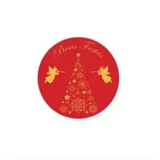 Adesivo  Natal Natalino 50 Unidades