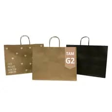 Sacolas de Papel Kraft Retangular 50 Unid – Resistentes e Ecológicas