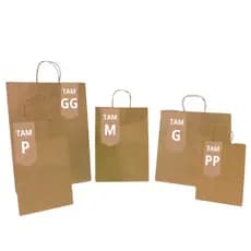 Sacolas Kraft (PARDA) - 50 Unidades