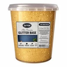 Efeito Glitter Incolor 1 Litro Dourado Proteção UV SUTEM Impermeabilizante Parede Transparente