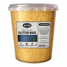 Efeito Glitter Incolor SUTEM 500ml Transparente Dourado Proteção UV Impermeabilizante Parede