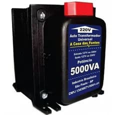 Auto Transformador Conversor De Voltagem 5000va 110 P/ 220 Bivolt