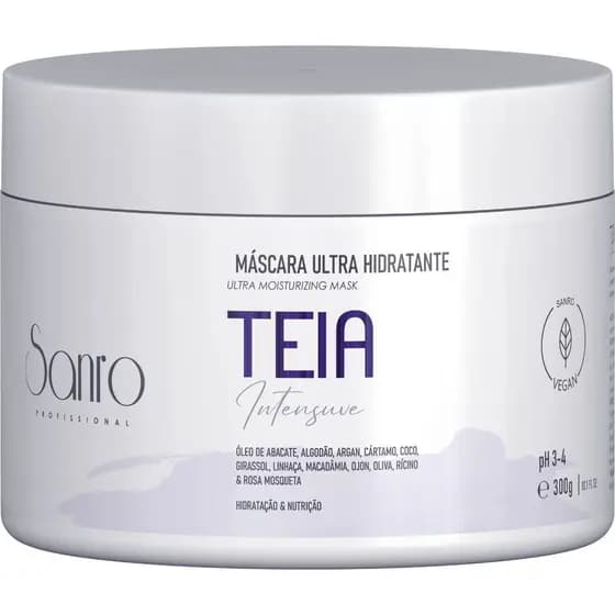 Máscara Hidratante Teia Intensive 300g Sanro Cosméticos