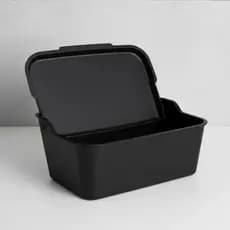 Saleiro Plástico Bancada Organizador Cozinha Sal 500ml Linha Chef Casa MB