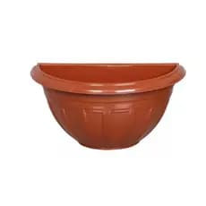 8 Vasos Médio De Parede 3,3lts Para Jardim Horta Vertical Meia Lua