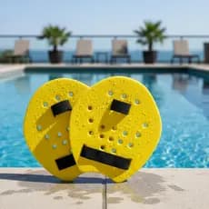 Palmar Flutuante Natação Piscina Exercicio Hidroginastica Eva Flutuador Com 4 Tira