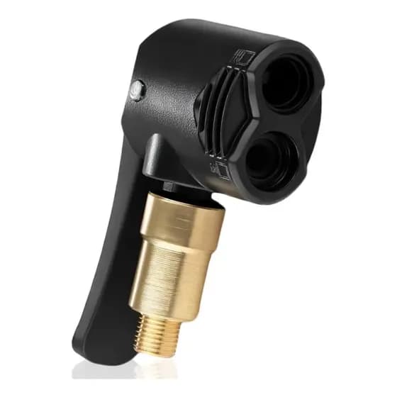 Bico Presta P/ Calibrar Pneus Carro Moto E Bicicleta Duplo
