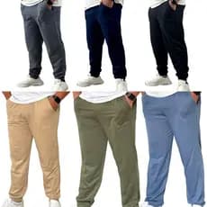Kit 6 Calça Moletom Masculina Com Punho E Elastico Muito Confortavel