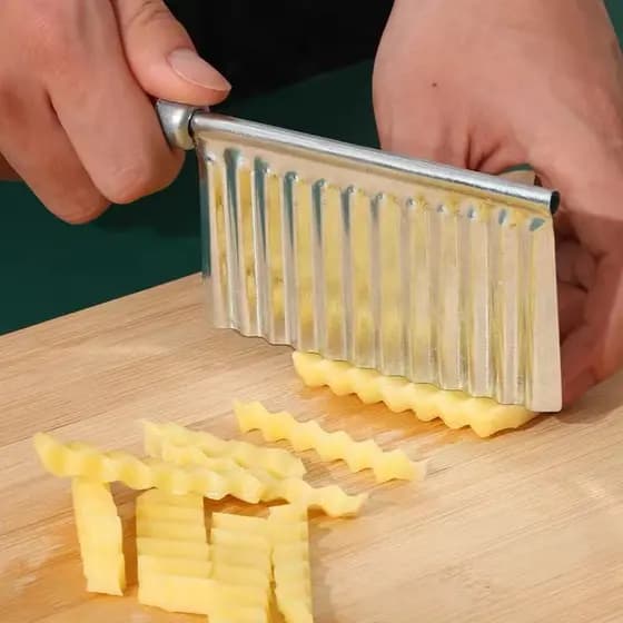 Cortador Ondulado De Batata legumes De Aço Inoxidável/Cortador ondulados De Batata legumes De Aço Inoxidável