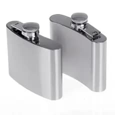 Cantil Em Aço Inox 190 Ml Porta Bebidas Rum - Envio Rapido De Bolso Porta Bebida Aço Inox Whisky Vodka Rum /p