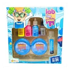 Kit Lab Slime Tie Dye Brinquedos Gelelé Massinha