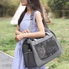 Bolsa Transporte Cães E Gatos Mochila Avião Viagem Mala